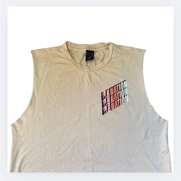 P.E. Nation Sleeveless Pink Active Top - Picture 3 of 7